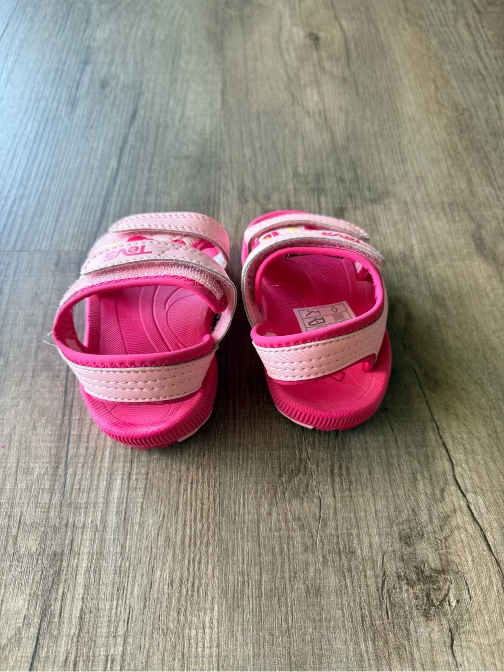 Baby Girl’s Teva Pink Strawberry Sandals